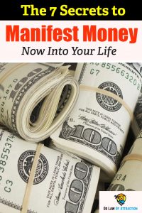 manifesting money quickly