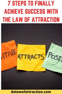 law of attraction success and 7 steps